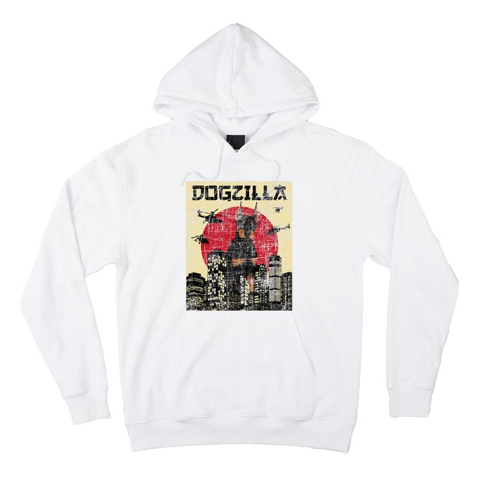 Dogzilla Japanese Doberman Canine Dog Lover Pet Owner Hoodie