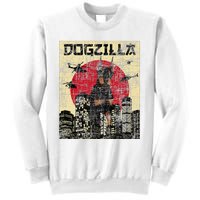 Dogzilla Japanese Doberman Canine Dog Lover Pet Owner Sweatshirt