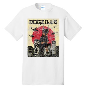 Dogzilla Japanese Doberman Canine Dog Lover Pet Owner Tall T-Shirt