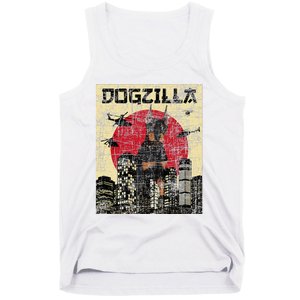 Dogzilla Japanese Doberman Canine Dog Lover Pet Owner Tank Top