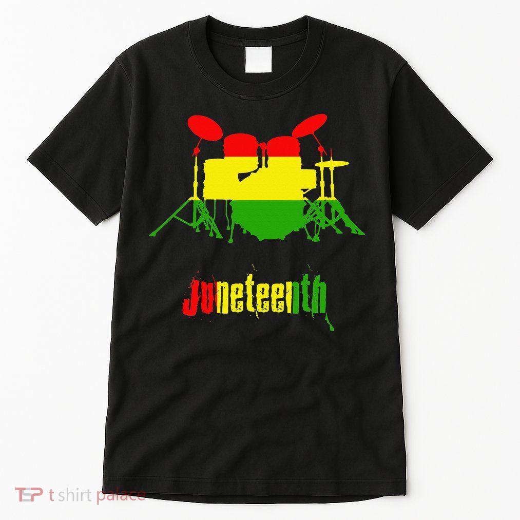 Drummer Juneteenth Day Black Pride History Love Music Drum Tall T-Shirt