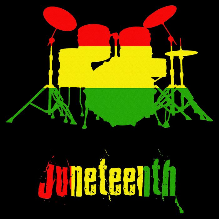 Drummer Juneteenth Day Black Pride History Love Music Drum Tank Top