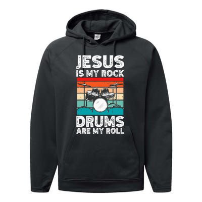 Drummer Jesus Drumming Drums Percussion Faith Christian Performance Fleece Hoodie