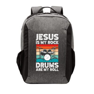 Drummer Jesus Drumming Drums Percussion Faith Christian Vector Backpack