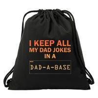 Dad Jokes Design For Dad Database Dad Joke Drawstring Bag