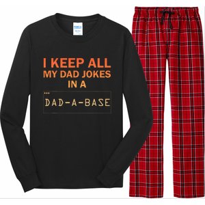 Dad Jokes Design For Dad Database Dad Joke Long Sleeve Pajama Set