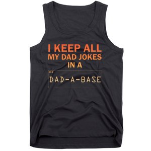 Dad Jokes Design For Dad Database Dad Joke Tank Top