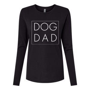 Dad Joke Design Funny Dog Dad Modern Father Meaningful Gift Womens Cotton Relaxed Long Sleeve T-Shirt