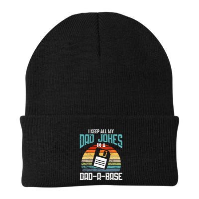Dad Jokes Database Pun Best Dad Humor Knit Cap Winter Beanie