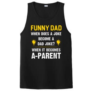 Dad Joke Funny Parent Quote PosiCharge Competitor Tank