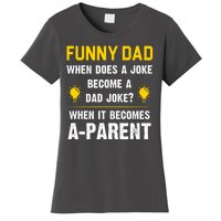 Dad Joke Funny Parent Quote Women's T-Shirt