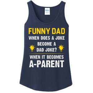 Dad Joke Funny Parent Quote Ladies Essential Tank