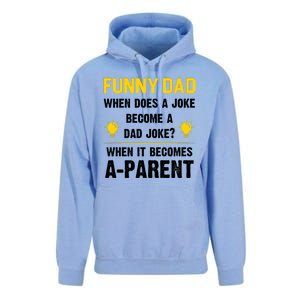 Dad Joke Funny Parent Quote Unisex Surf Hoodie