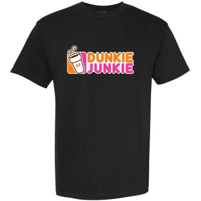 Dunkie Junkie Funny Coffee Lover Gift Garment-Dyed Heavyweight T-Shirt