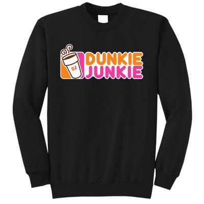 Dunkie Junkie Funny Coffee Lover Gift Sweatshirt