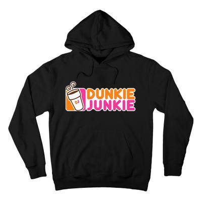 Dunkie Junkie Funny Coffee Lover Gift Tall Hoodie