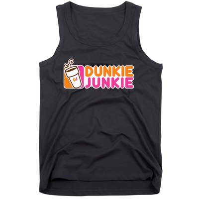 Dunkie Junkie Funny Coffee Lover Gift Tank Top