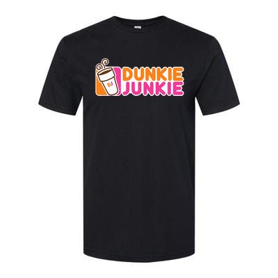 Dunkie Junkie Funny Coffee Lover Gift Softstyle CVC T-Shirt