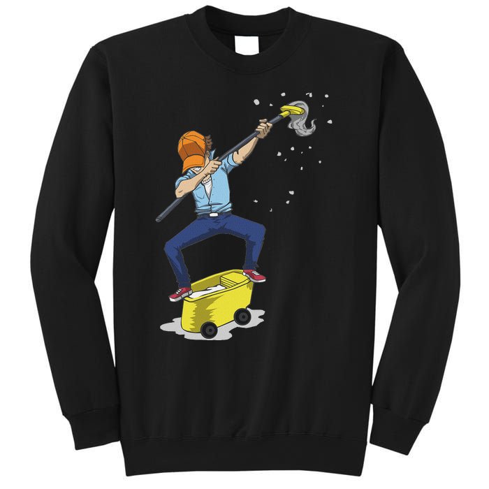 Dabbing Janitor Funny Dancing Gift For Custodian Sweatshirt