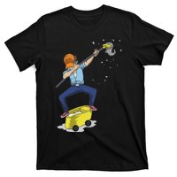 Dabbing Janitor Funny Dancing Gift For Custodian T-Shirt