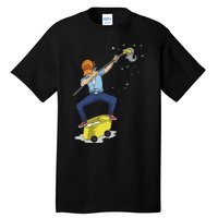 Dabbing Janitor Funny Dancing Gift For Custodian Tall T-Shirt