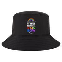 Dr. Jebra Faushay Lgbtqia+ The True Meaning Of The Rain Bow Cool Comfort Performance Bucket Hat