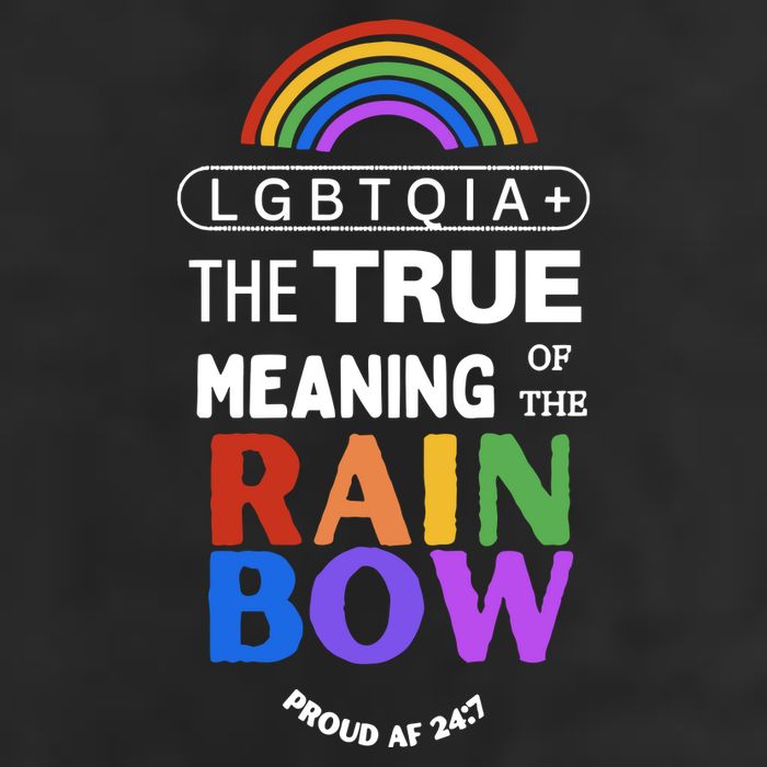 Dr. Jebra Faushay Lgbtqia+ The True Meaning Of The Rain Bow 7 Panel Mesh Trucker Snapback Hat
