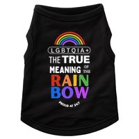 Dr. Jebra Faushay Lgbtqia+ The True Meaning Of The Rain Bow Doggie Tank