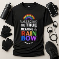 Dr. Jebra Faushay Lgbtqia+ The True Meaning Of The Rain Bow Performance Shirt