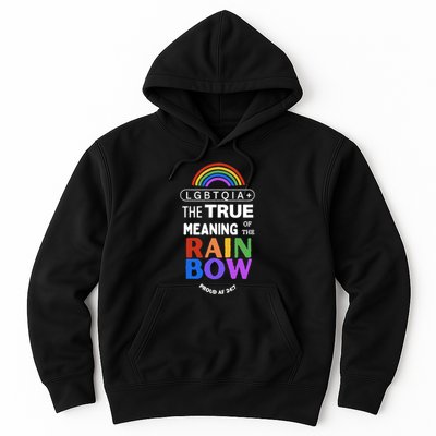Dr. Jebra Faushay Lgbtqia+ The True Meaning Of The Rain Bow Hoodie