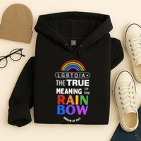 Dr. Jebra Faushay Lgbtqia+ The True Meaning Of The Rain Bow Hoodie