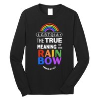 Dr. Jebra Faushay Lgbtqia+ The True Meaning Of The Rain Bow Long Sleeve Shirt