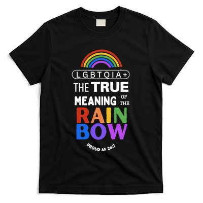 Dr. Jebra Faushay Lgbtqia+ The True Meaning Of The Rain Bow T-Shirt