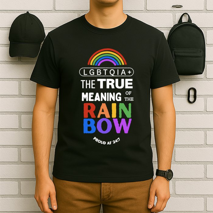 Dr. Jebra Faushay Lgbtqia+ The True Meaning Of The Rain Bow T-Shirt