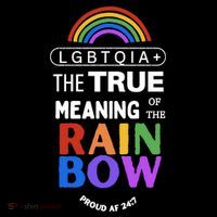 Dr. Jebra Faushay Lgbtqia+ The True Meaning Of The Rain Bow Tall T-Shirt