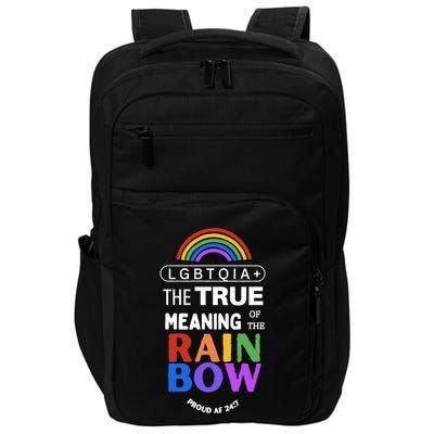 Dr. Jebra Faushay Lgbtqia+ The True Meaning Of The Rain Bow Impact Tech Backpack