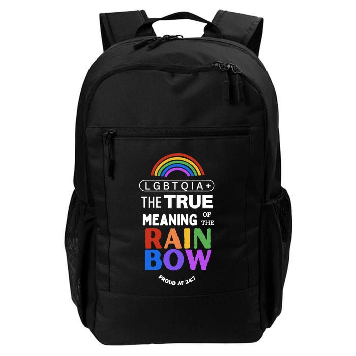 Dr. Jebra Faushay Lgbtqia+ The True Meaning Of The Rain Bow Backpack