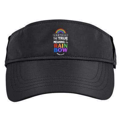 Dr. Jebra Faushay Lgbtqia+ The True Meaning Of The Rain Bow Adult Drive Performance Visor