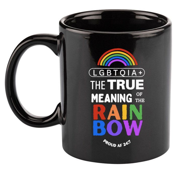 Dr. Jebra Faushay Lgbtqia+ The True Meaning Of The Rain Bow 11oz C Handle Ceramic Mug