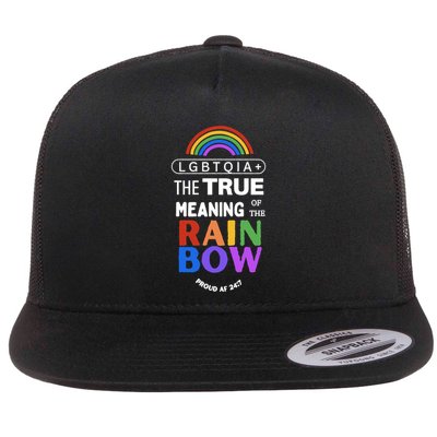 Dr. Jebra Faushay Lgbtqia+ The True Meaning Of The Rain Bow Flatbill Hat