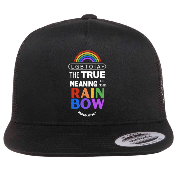 Dr. Jebra Faushay Lgbtqia+ The True Meaning Of The Rain Bow Flatbill Hat