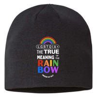 Dr. Jebra Faushay Lgbtqia+ The True Meaning Of The Rain Bow Sustainable Beanie