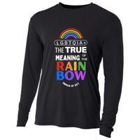 Dr. Jebra Faushay Lgbtqia+ The True Meaning Of The Rain Bow Cooling Performance Long Sleeve Crew