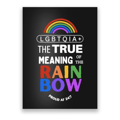Dr. Jebra Faushay Lgbtqia+ The True Meaning Of The Rain Bow Poster
