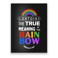 Dr. Jebra Faushay Lgbtqia+ The True Meaning Of The Rain Bow Poster