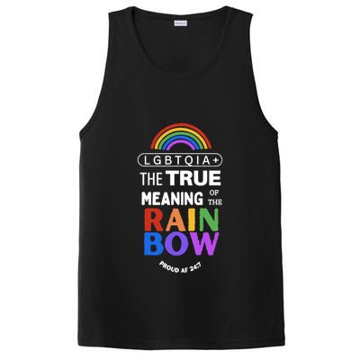Dr. Jebra Faushay Lgbtqia+ The True Meaning Of The Rain Bow PosiCharge Competitor Tank