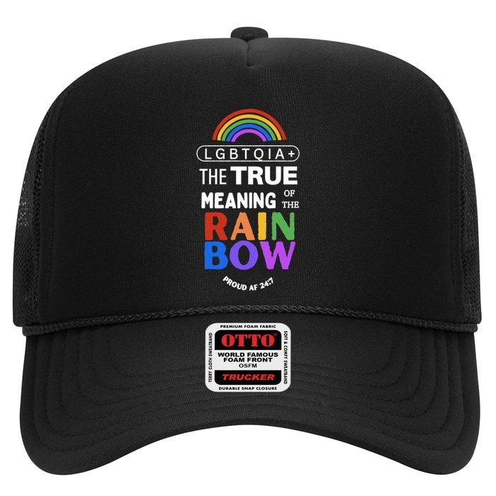 Dr. Jebra Faushay Lgbtqia+ The True Meaning Of The Rain Bow Trucker Hat