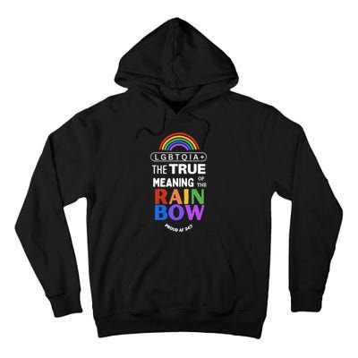 Dr. Jebra Faushay Lgbtqia+ The True Meaning Of The Rain Bow Tall Hoodie