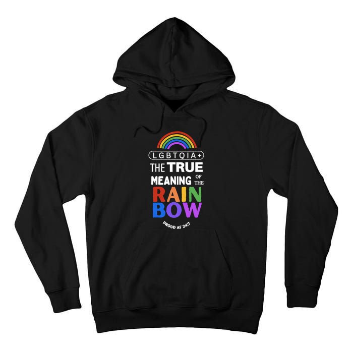 Dr. Jebra Faushay Lgbtqia+ The True Meaning Of The Rain Bow Tall Hoodie