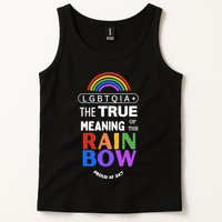Dr. Jebra Faushay Lgbtqia+ The True Meaning Of The Rain Bow Tank Top